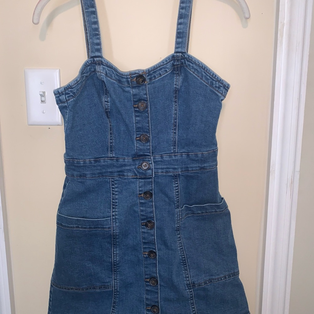 Stylish Blue Denim Dress